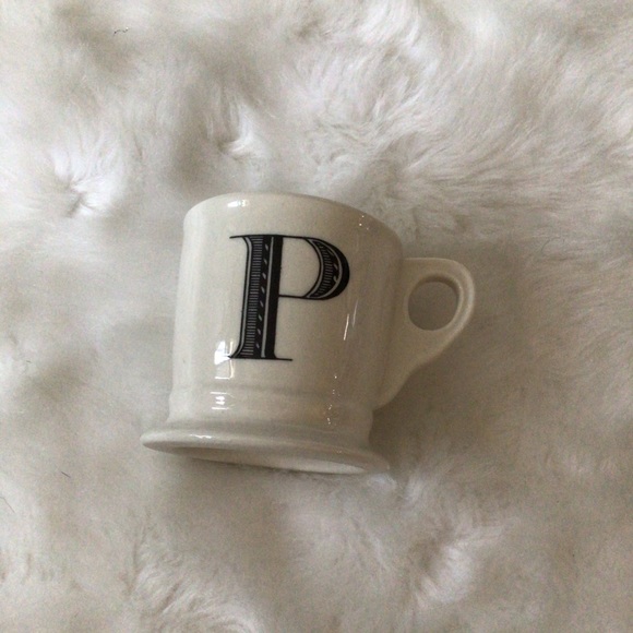 Anthropologie letter P monogram coffee cup - Picture 6 of 6